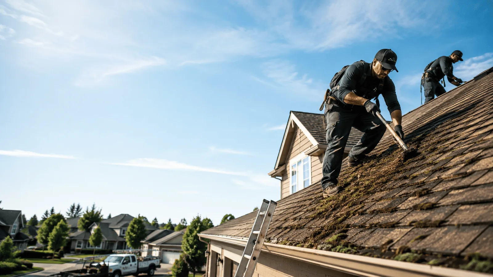 Roof Moss Removal in Gerlaw, IL near me